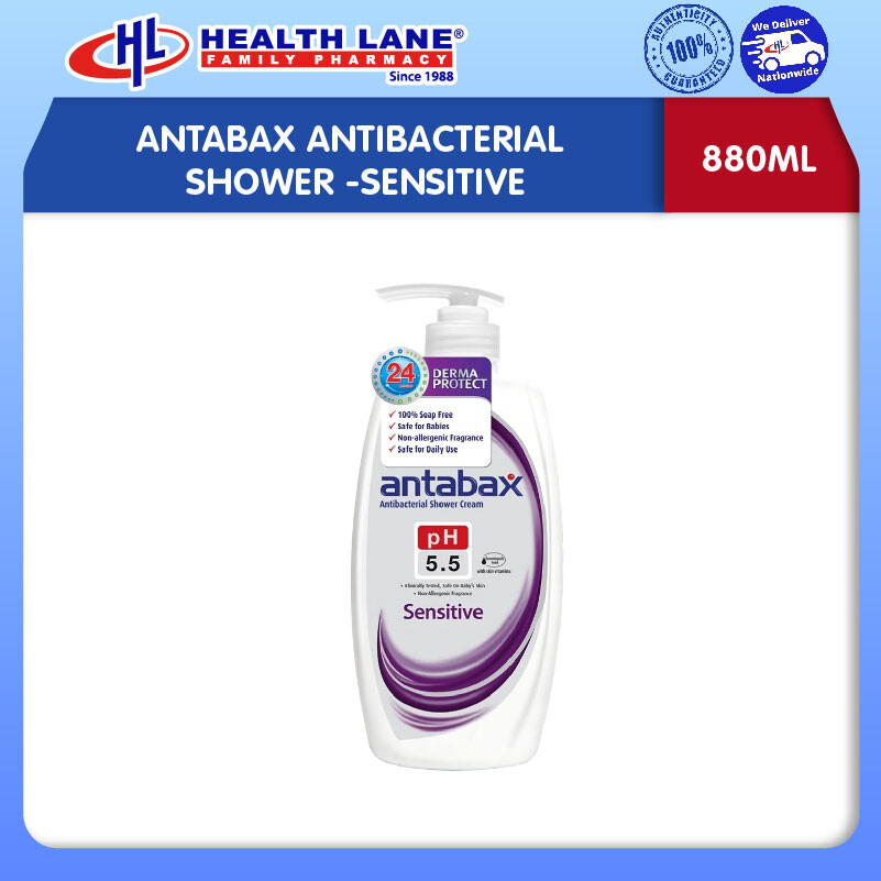 ANTABAX ANTIBAKTERIA SHOWER-SENSITIF (880ML)